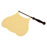 Kuber Industries Hand Fan | Plastic Hath Pankha | Hand Fan for Summer | Beejna for Natural Air | Caty Fan | Useful for Travel | Hand Fan for Cool Air | Cream